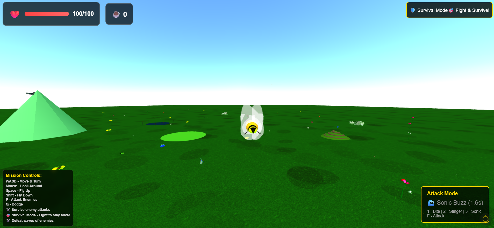 Bee Game Adventure game preview